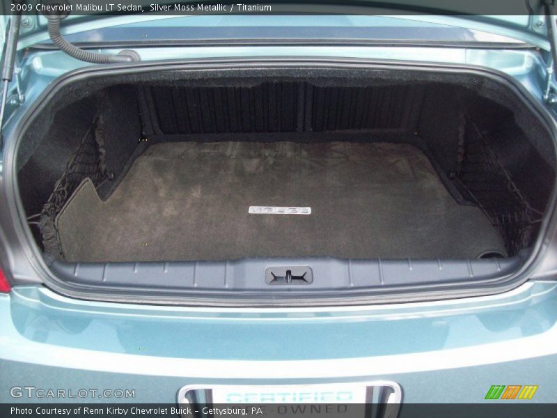 Silver Moss Metallic / Titanium 2009 Chevrolet Malibu LT Sedan