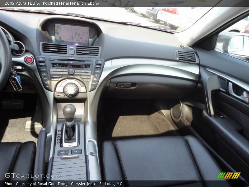 Polished Metal Metallic / Ebony 2009 Acura TL 3.5