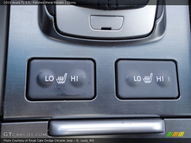 Polished Metal Metallic / Ebony 2009 Acura TL 3.5