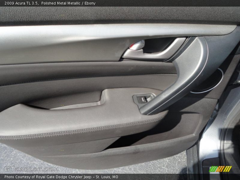 Polished Metal Metallic / Ebony 2009 Acura TL 3.5
