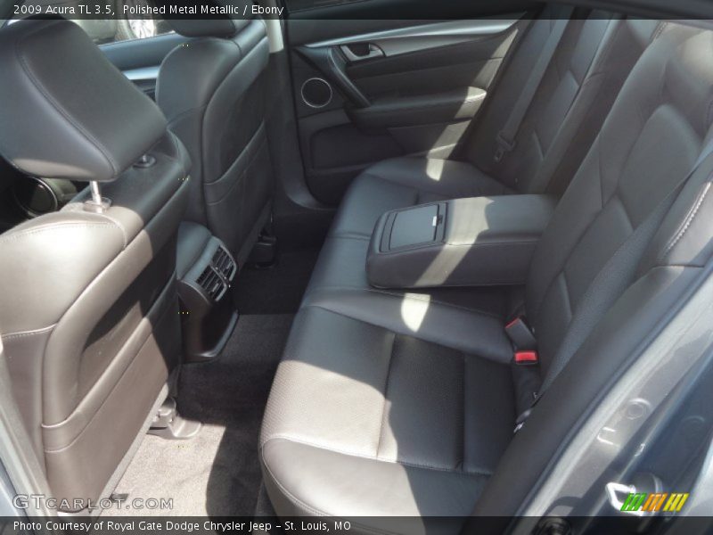 Polished Metal Metallic / Ebony 2009 Acura TL 3.5
