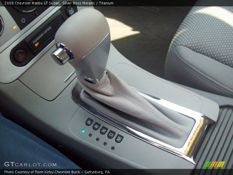 Silver Moss Metallic / Titanium 2009 Chevrolet Malibu LT Sedan