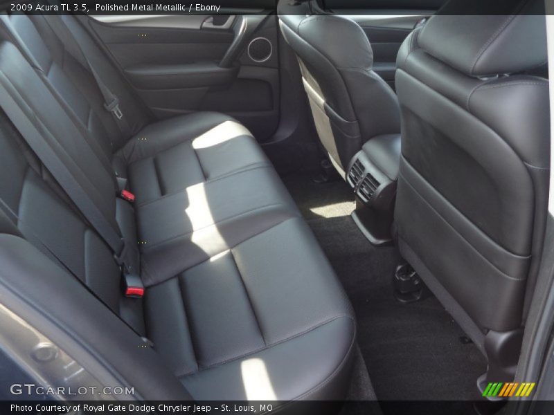Polished Metal Metallic / Ebony 2009 Acura TL 3.5