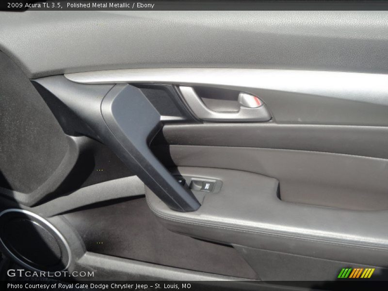 Polished Metal Metallic / Ebony 2009 Acura TL 3.5