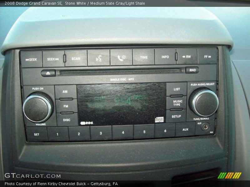 Stone White / Medium Slate Gray/Light Shale 2008 Dodge Grand Caravan SE