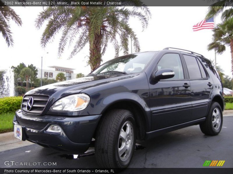 Black Opal Metallic / Charcoal 2002 Mercedes-Benz ML 320 4Matic