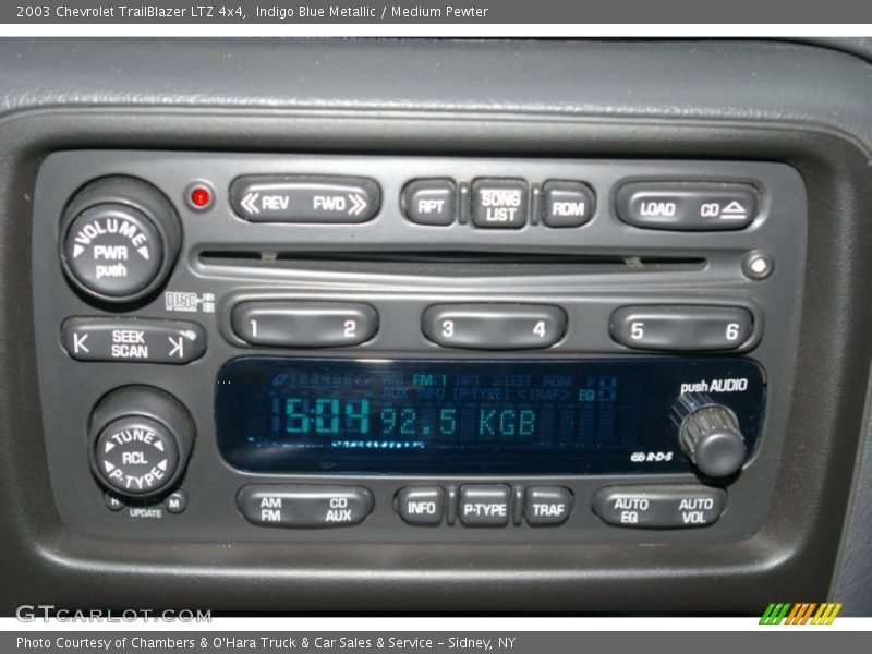 Indigo Blue Metallic / Medium Pewter 2003 Chevrolet TrailBlazer LTZ 4x4