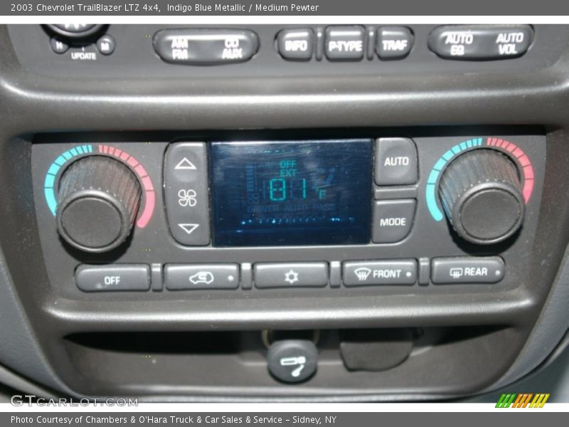 Indigo Blue Metallic / Medium Pewter 2003 Chevrolet TrailBlazer LTZ 4x4