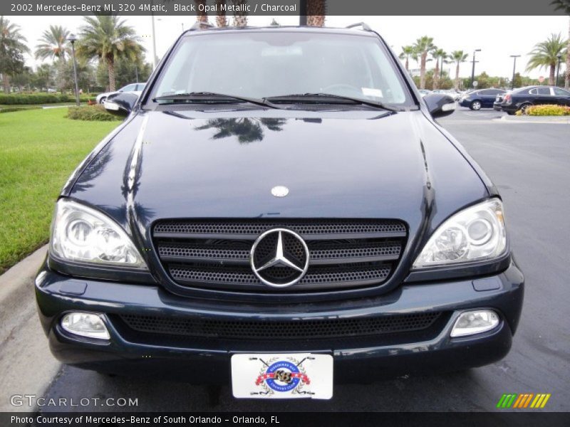 Black Opal Metallic / Charcoal 2002 Mercedes-Benz ML 320 4Matic