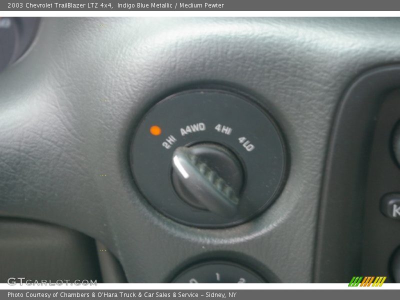 Indigo Blue Metallic / Medium Pewter 2003 Chevrolet TrailBlazer LTZ 4x4