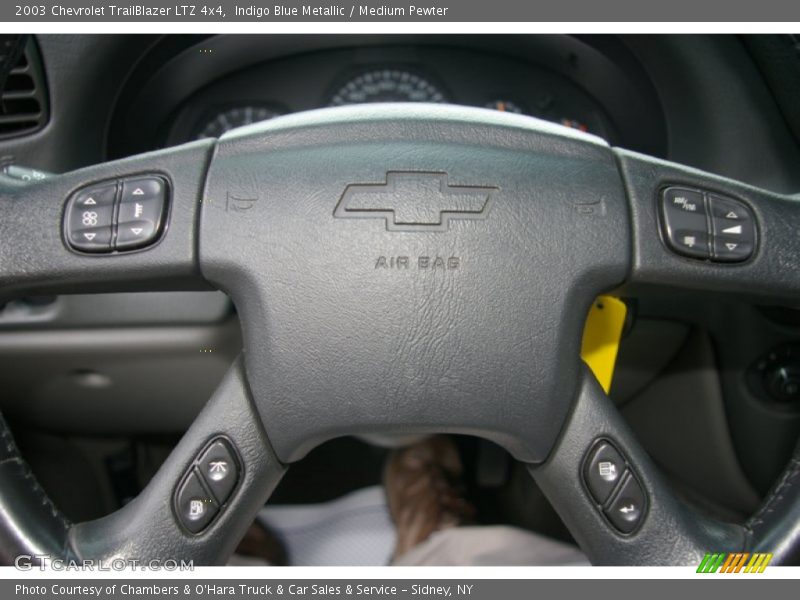 Indigo Blue Metallic / Medium Pewter 2003 Chevrolet TrailBlazer LTZ 4x4