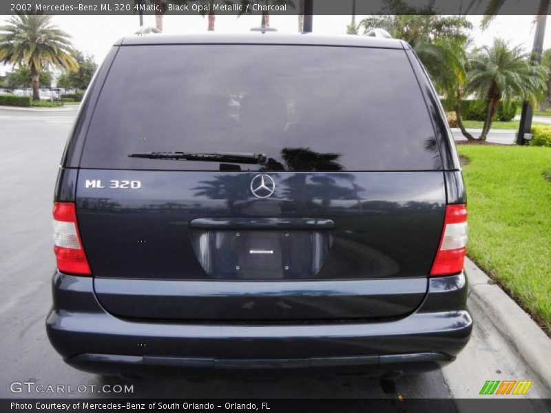 Black Opal Metallic / Charcoal 2002 Mercedes-Benz ML 320 4Matic