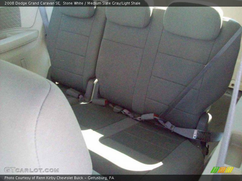 Stone White / Medium Slate Gray/Light Shale 2008 Dodge Grand Caravan SE