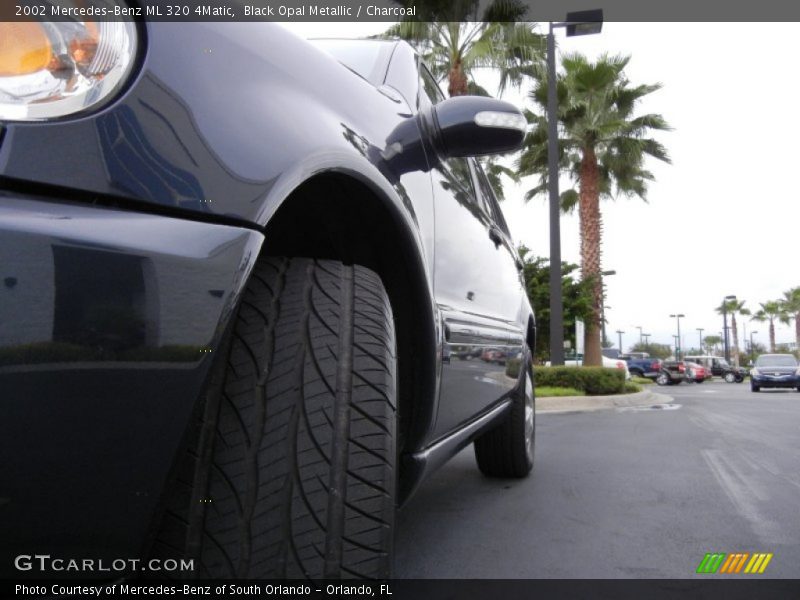 Black Opal Metallic / Charcoal 2002 Mercedes-Benz ML 320 4Matic