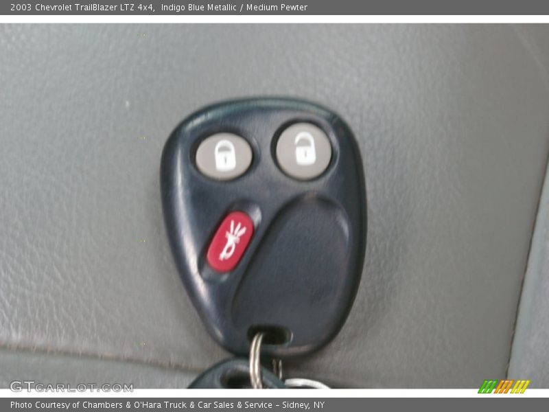 Indigo Blue Metallic / Medium Pewter 2003 Chevrolet TrailBlazer LTZ 4x4