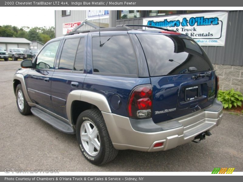 Indigo Blue Metallic / Medium Pewter 2003 Chevrolet TrailBlazer LTZ 4x4