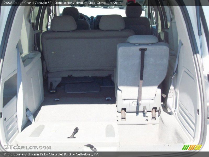 Stone White / Medium Slate Gray/Light Shale 2008 Dodge Grand Caravan SE