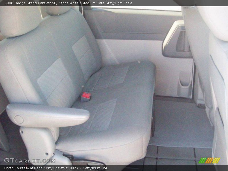 Stone White / Medium Slate Gray/Light Shale 2008 Dodge Grand Caravan SE