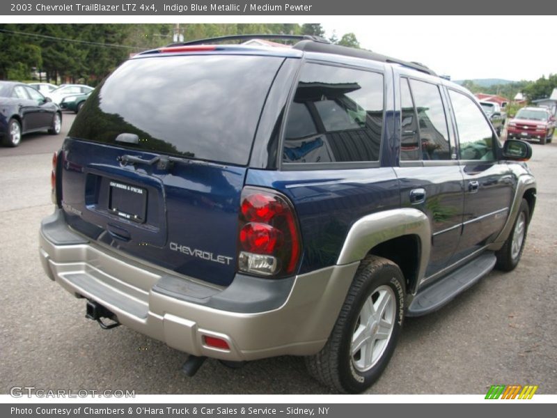 Indigo Blue Metallic / Medium Pewter 2003 Chevrolet TrailBlazer LTZ 4x4