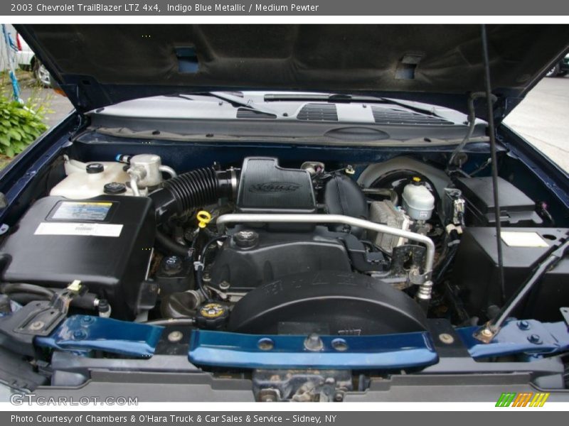 Indigo Blue Metallic / Medium Pewter 2003 Chevrolet TrailBlazer LTZ 4x4