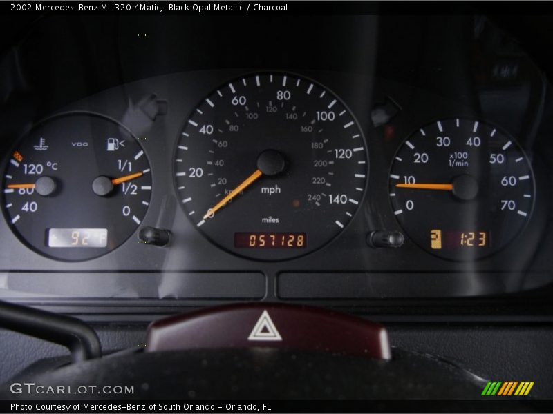  2002 ML 320 4Matic 320 4Matic Gauges