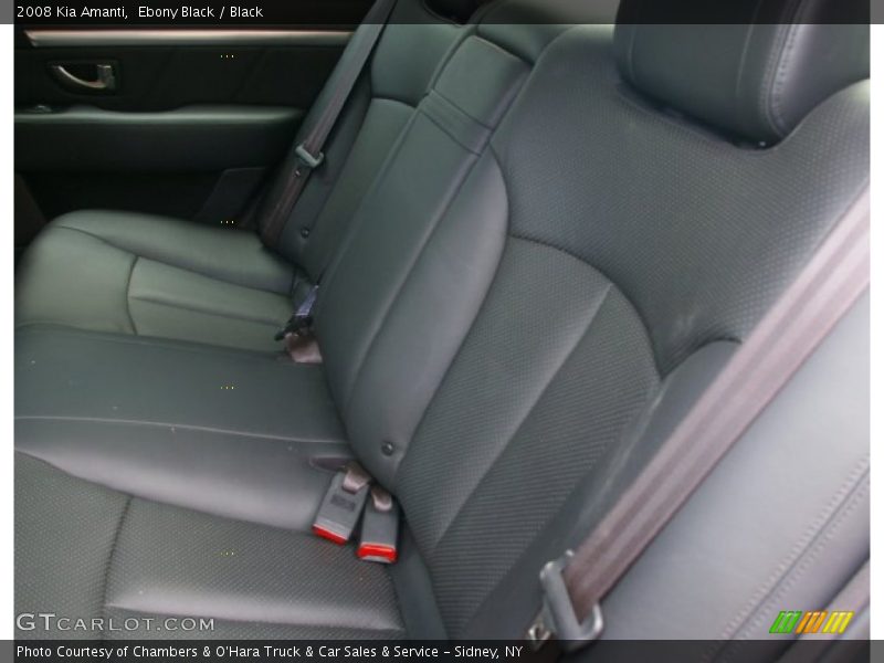 Ebony Black / Black 2008 Kia Amanti