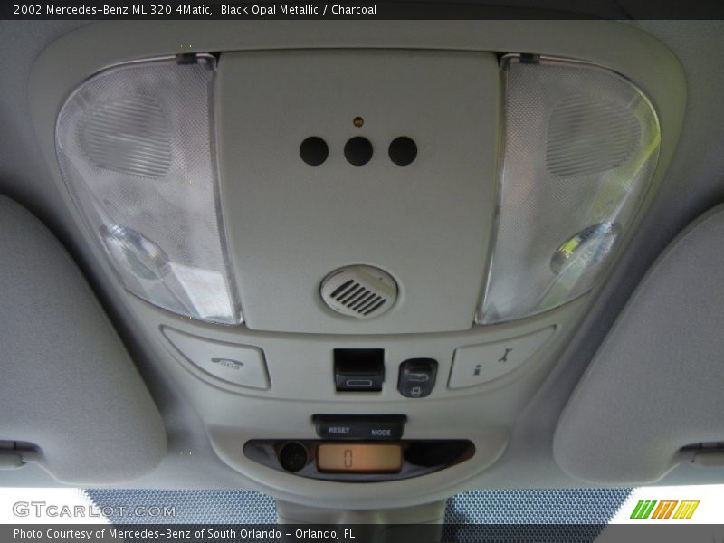 Black Opal Metallic / Charcoal 2002 Mercedes-Benz ML 320 4Matic