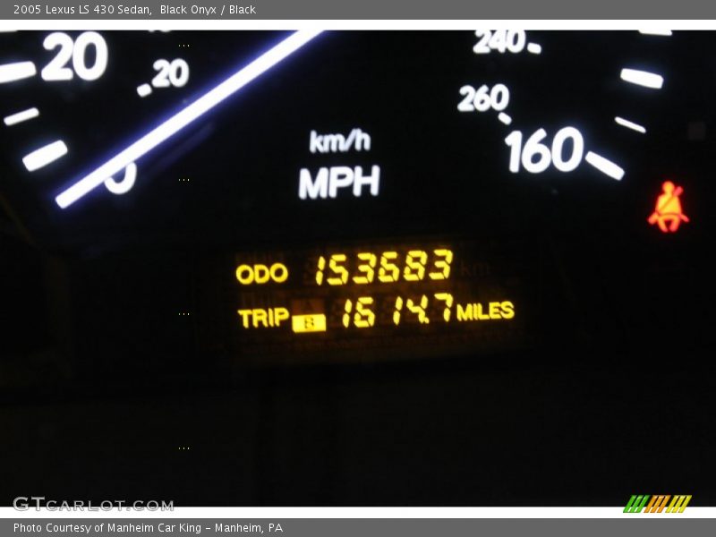 Black Onyx / Black 2005 Lexus LS 430 Sedan