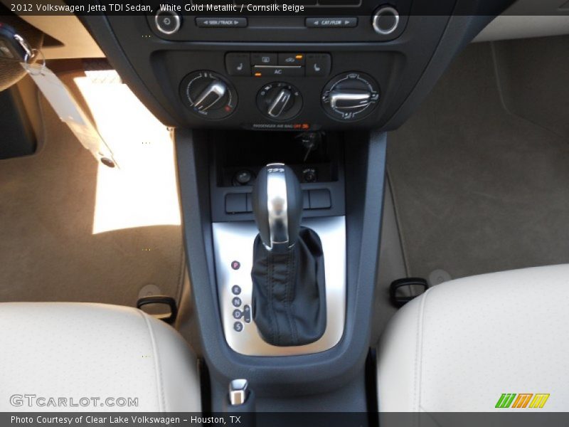 White Gold Metallic / Cornsilk Beige 2012 Volkswagen Jetta TDI Sedan