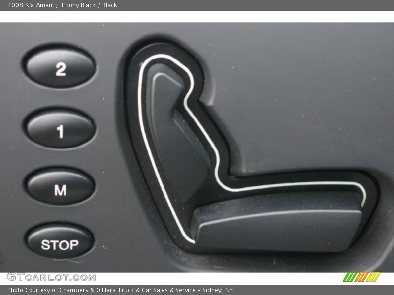 Ebony Black / Black 2008 Kia Amanti