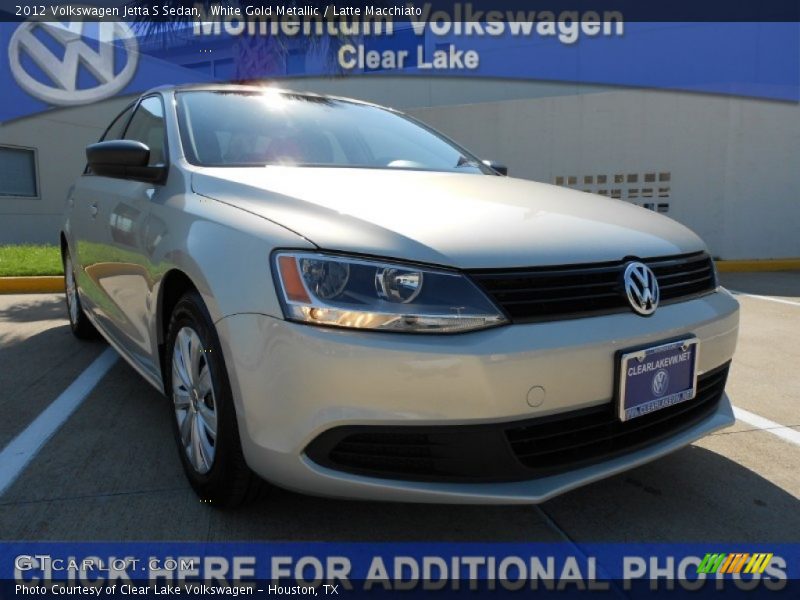 White Gold Metallic / Latte Macchiato 2012 Volkswagen Jetta S Sedan