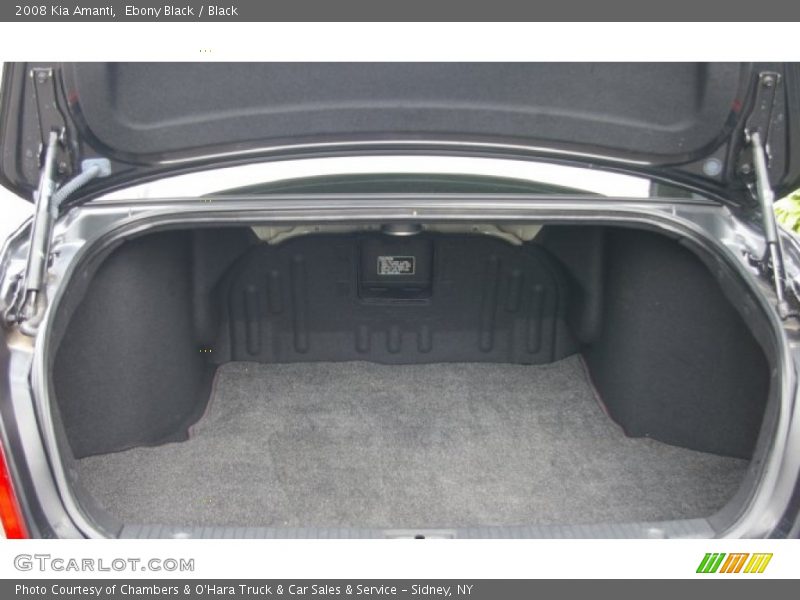Ebony Black / Black 2008 Kia Amanti