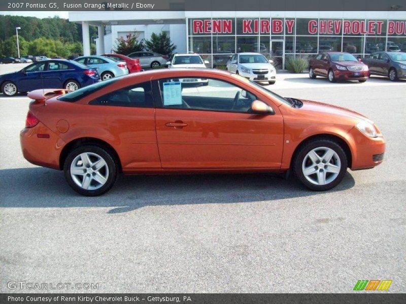 Fusion Orange Metallic / Ebony 2007 Pontiac G5