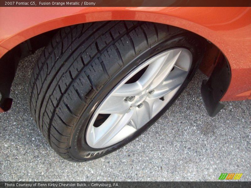 Fusion Orange Metallic / Ebony 2007 Pontiac G5