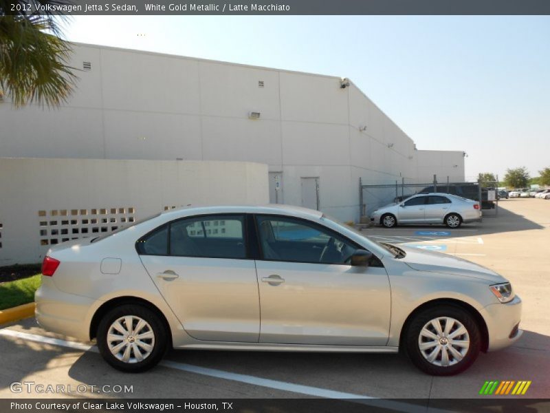 White Gold Metallic / Latte Macchiato 2012 Volkswagen Jetta S Sedan