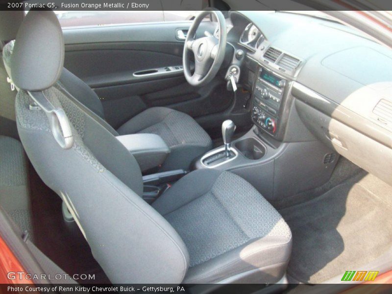 Fusion Orange Metallic / Ebony 2007 Pontiac G5