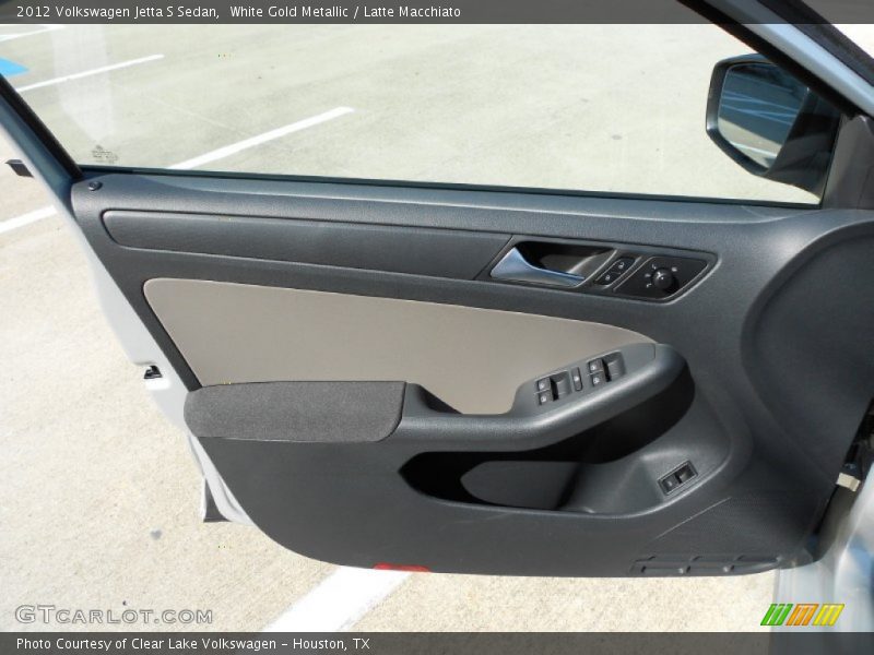 White Gold Metallic / Latte Macchiato 2012 Volkswagen Jetta S Sedan