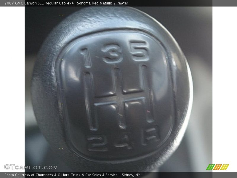 Sonoma Red Metallic / Pewter 2007 GMC Canyon SLE Regular Cab 4x4