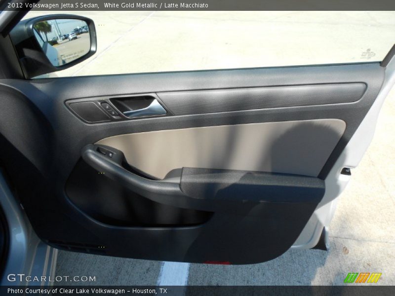 White Gold Metallic / Latte Macchiato 2012 Volkswagen Jetta S Sedan