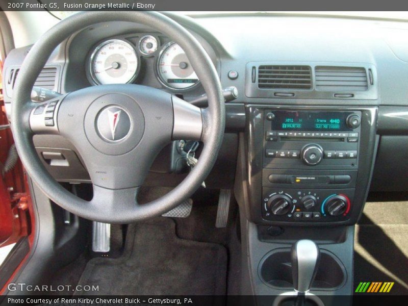 Fusion Orange Metallic / Ebony 2007 Pontiac G5