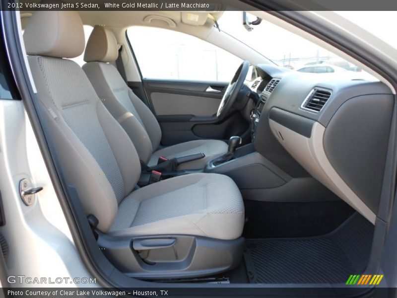 White Gold Metallic / Latte Macchiato 2012 Volkswagen Jetta S Sedan