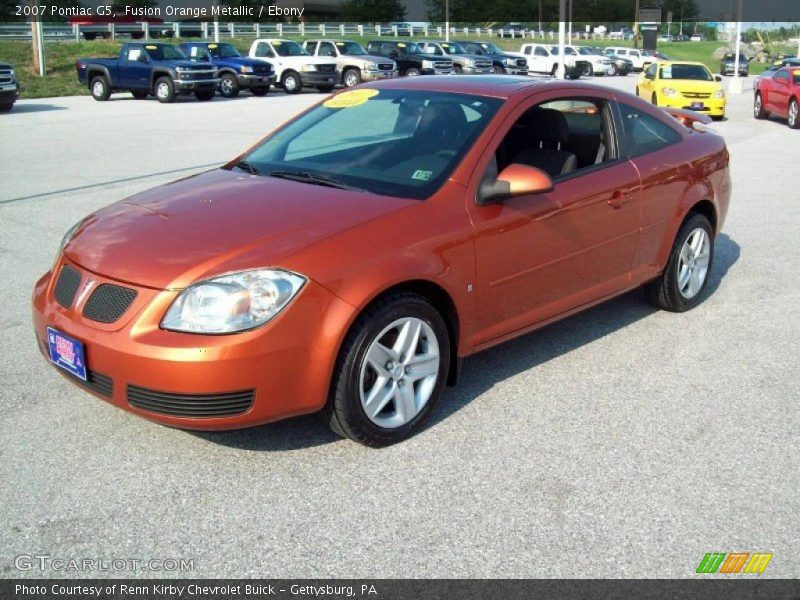 Fusion Orange Metallic / Ebony 2007 Pontiac G5