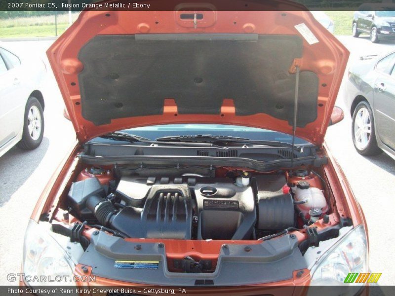 Fusion Orange Metallic / Ebony 2007 Pontiac G5
