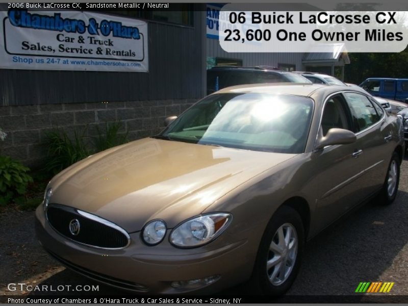 Sandstone Metallic / Neutral 2006 Buick LaCrosse CX