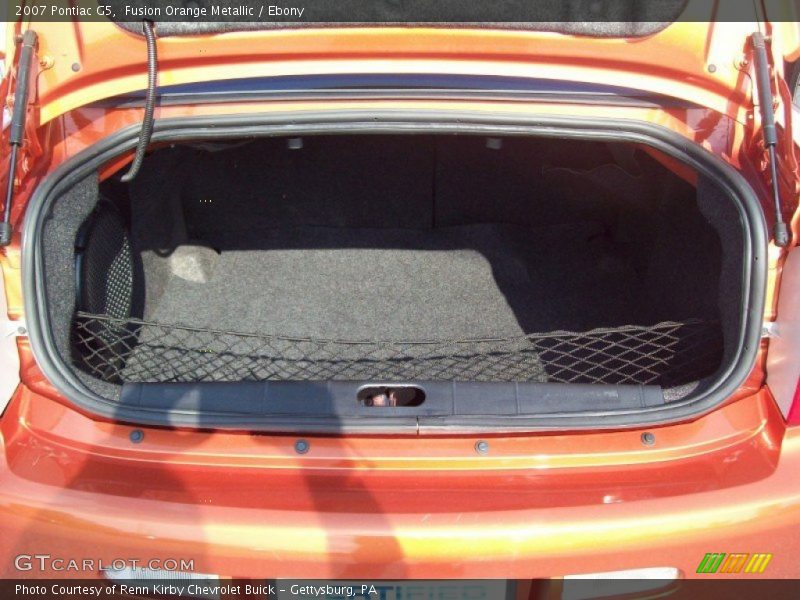 Fusion Orange Metallic / Ebony 2007 Pontiac G5