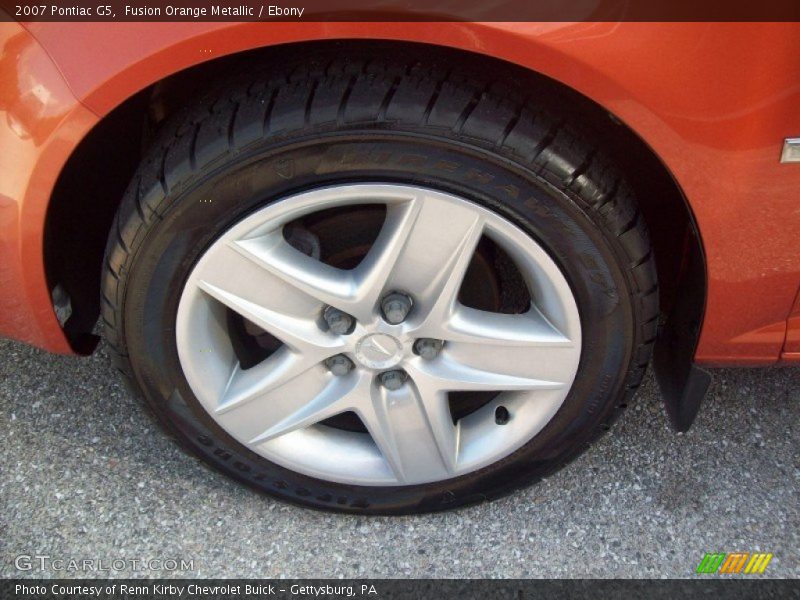 Fusion Orange Metallic / Ebony 2007 Pontiac G5