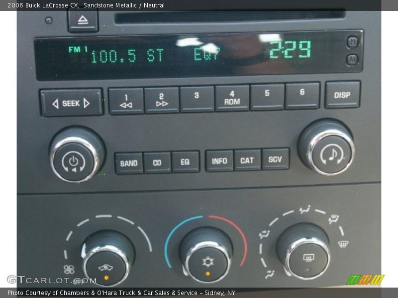 Sandstone Metallic / Neutral 2006 Buick LaCrosse CX