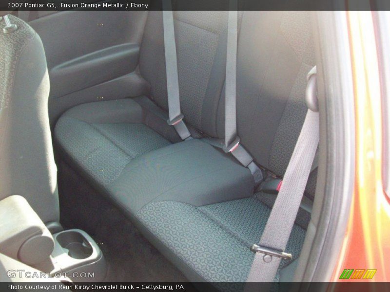 Fusion Orange Metallic / Ebony 2007 Pontiac G5