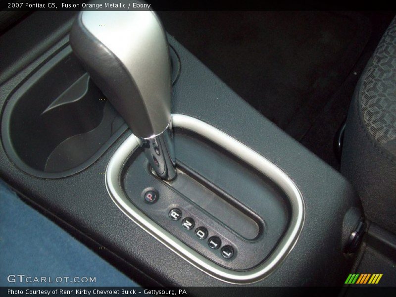Fusion Orange Metallic / Ebony 2007 Pontiac G5