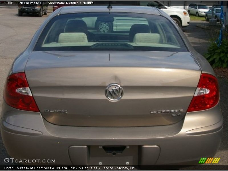 Sandstone Metallic / Neutral 2006 Buick LaCrosse CX
